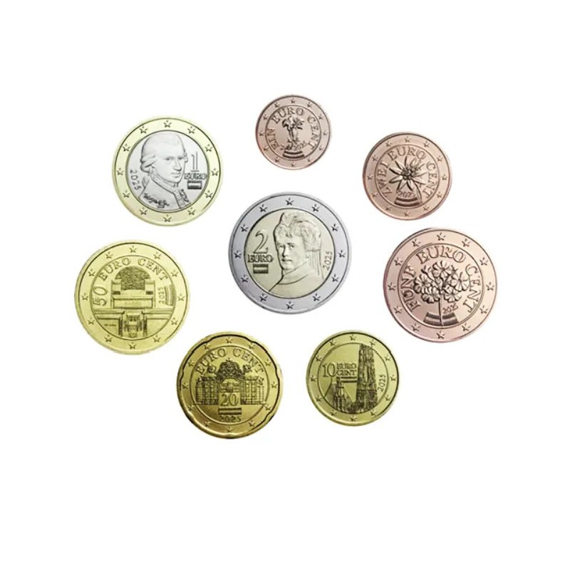 Autriche 2025 -  Série complète euro UNC