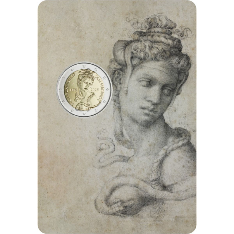 Saint Marin 2025 – 2 euro commémorative Michel-Ange