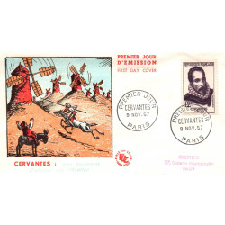 Enveloppe 1er jour1957- Don...