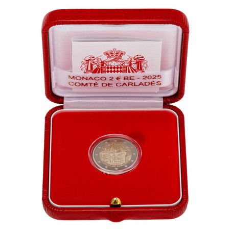 Monaco 2025- 2 euros commémorative – Comté de Carladès