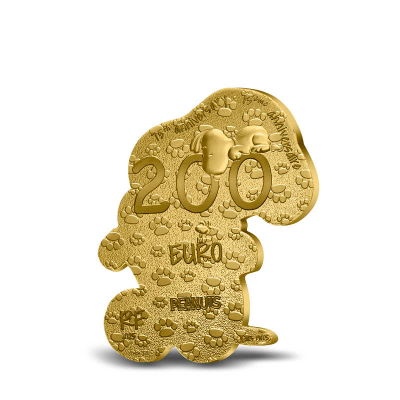 Monnaie de Paris 2025- PEANUTS - 75 ANS DE SNOOPY- 200€ Or 1 oz. BE de forme