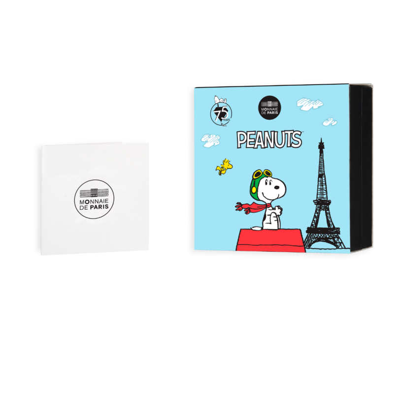 Monnaie de Paris 2025- PEANUTS - 75 ANS DE SNOOPY-50€ Or 1/4 oz. BE