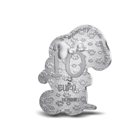 Monnaie de Paris 2025- PEANUTS - 75 ANS DE SNOOPY-10€ Argent BE de forme Monnaie de Paris 2025- PEANUTS - 75 ANS DE SNOOPY-10€ Argent BE de forme