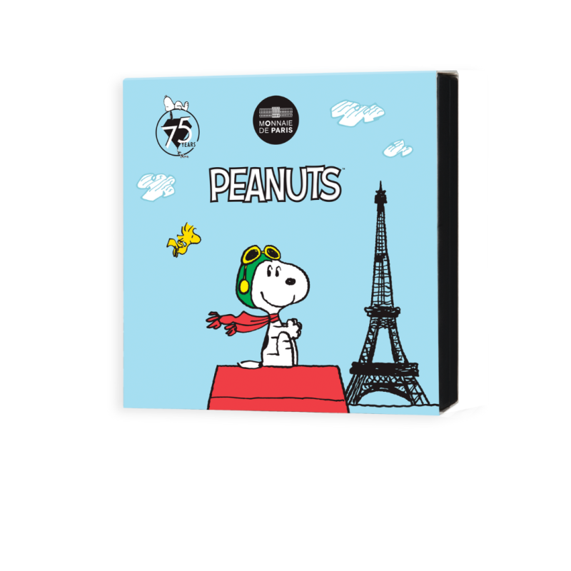 Monnaie de Paris 2025- PEANUTS - 75 ANS DE SNOOPY-10€ Argent BE colorisée