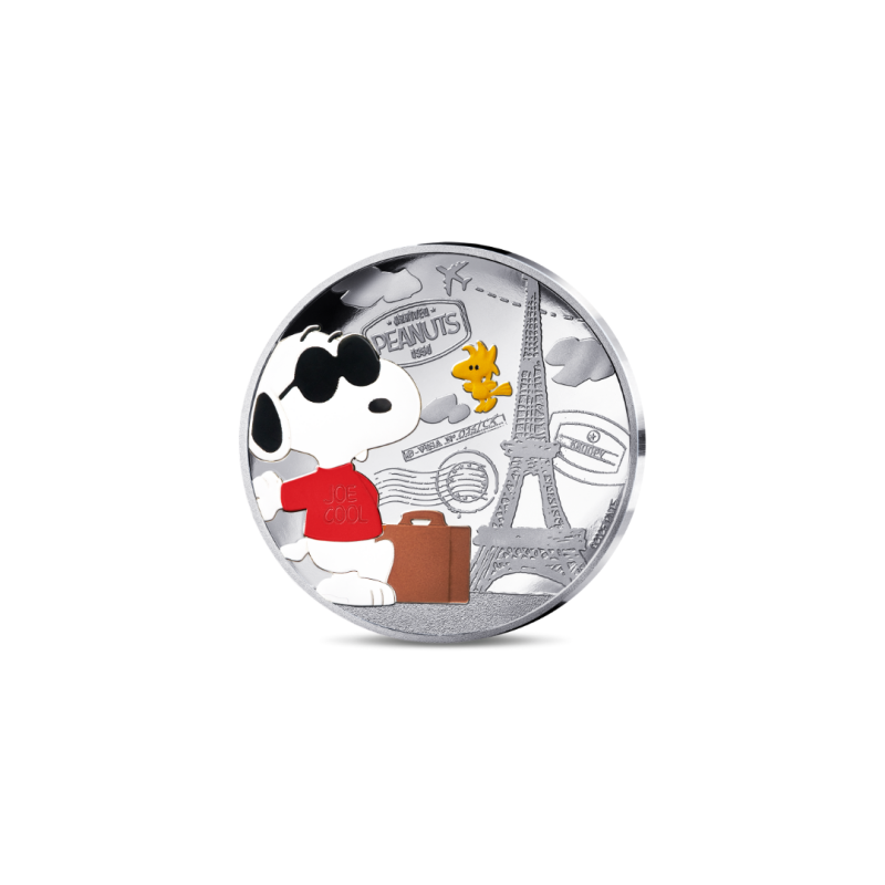 Monnaie de Paris 2025- PEANUTS - 75 ANS DE SNOOPY-10€ Argent BE colorisée