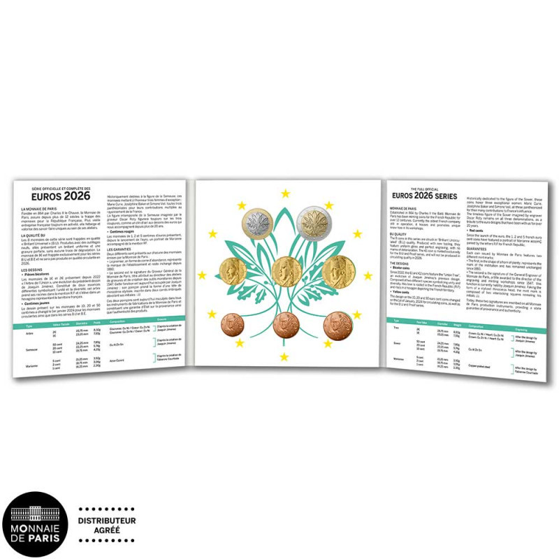 FRANCE 2026– Série Brillant Universel - Nouvelle Face Nationale