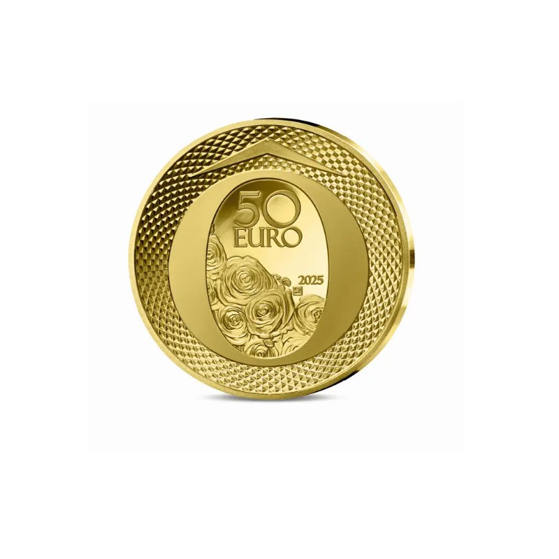 Monnaie de Paris 2025- EXCELLENCE A LA FRANCAISE - LANCÔME-50€ Or 1/4 oz. BE