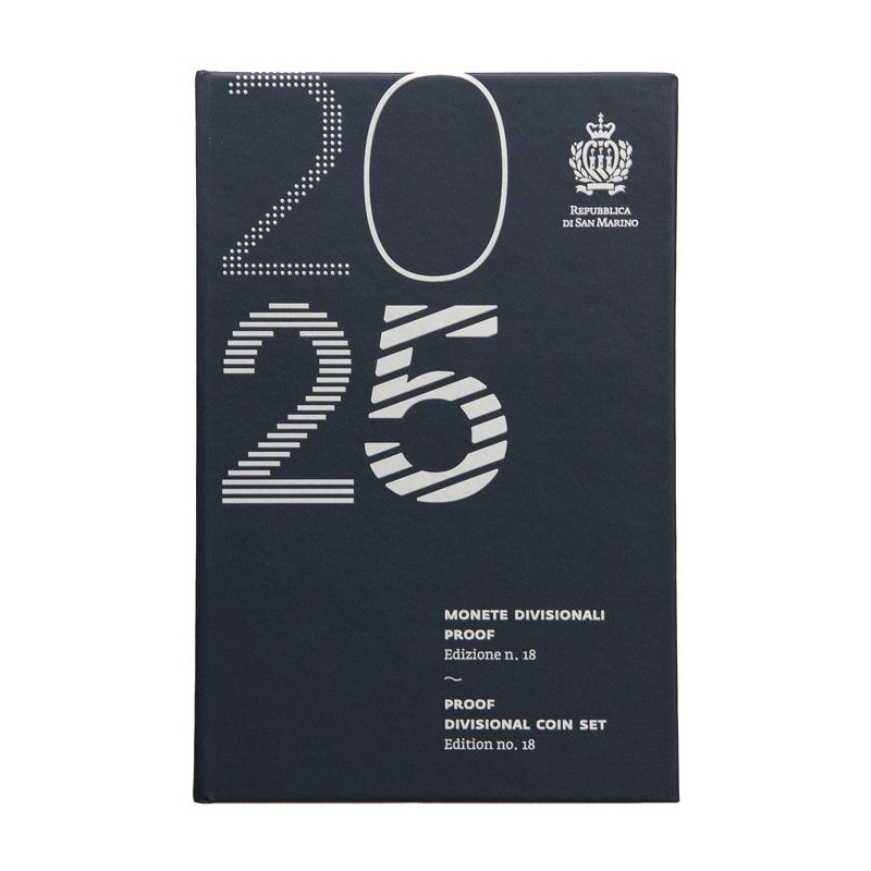 Coffret RARE BE Saint Marin 2025 - série complète + 2€ Jubilé et 2€ Michel Ange