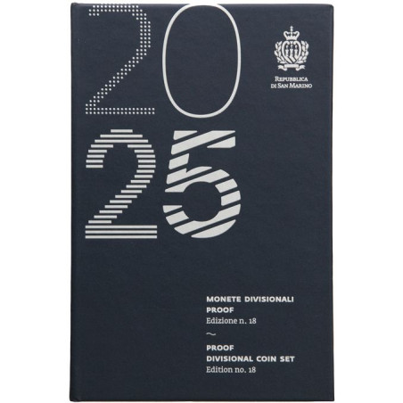 Coffret RARE BE Saint Marin 2025 - série complète + 2€ Jubilé et 2€ Michel Ange Coffret RARE BE Saint Marin 2025 - série complète + 2€ Jubilé et 2€ Michel Ange