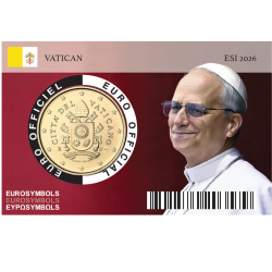Vatican 2026 " Hommage au Pape Léon XIV" - 50 centimes incluse