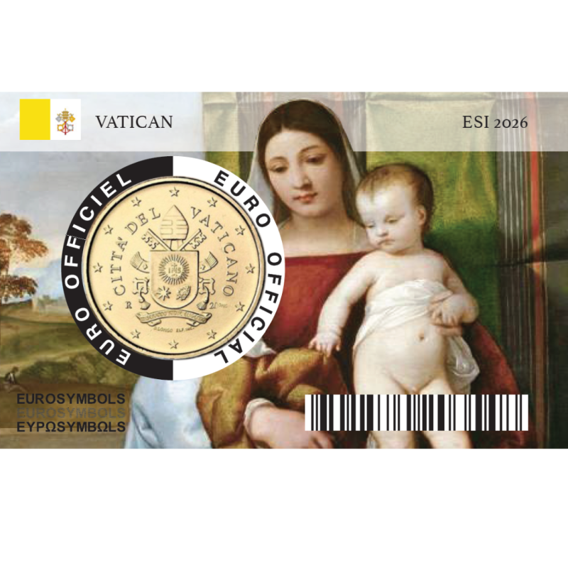Vatican 2026 Collection complète - 50 centimes incluse