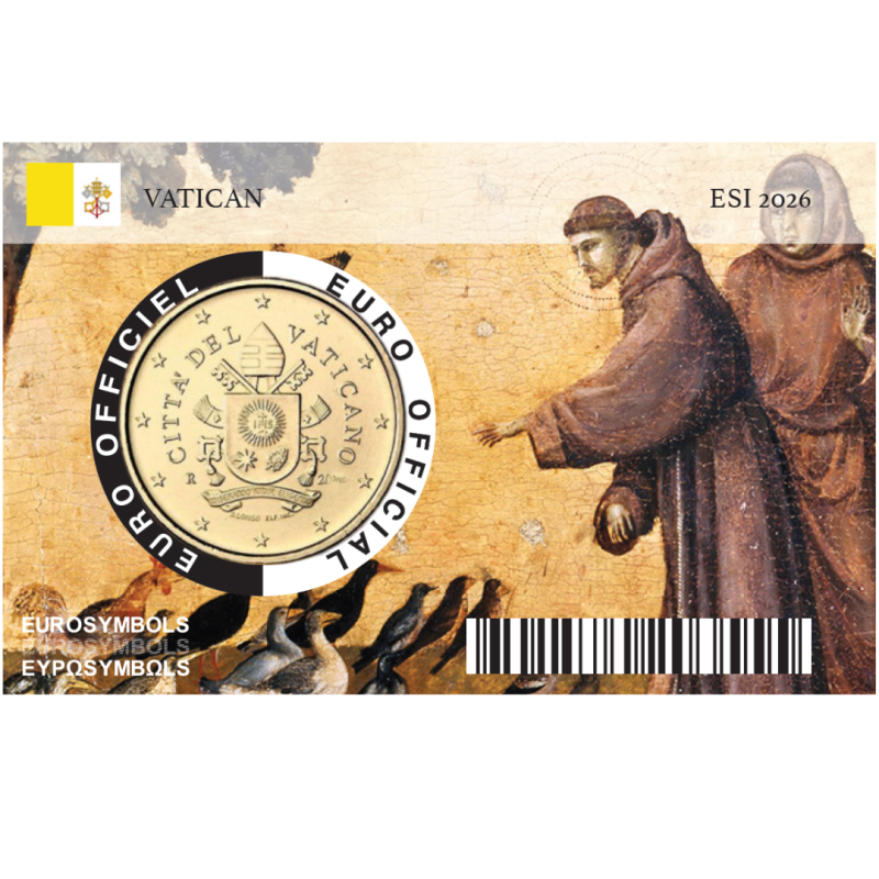 Vatican 2026 Collection complète - 50 centimes incluse