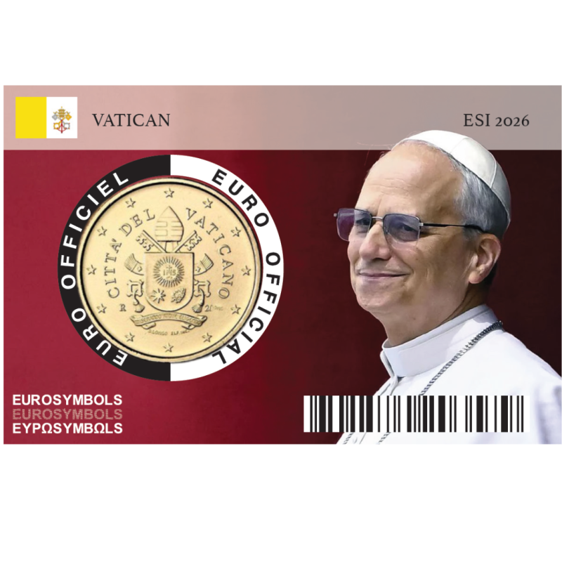 Vatican 2026 Collection complète - 50 centimes incluse