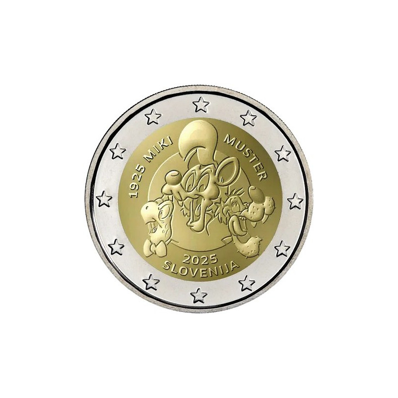 Slovénie 2025 - 2 euro commémorative – Miki Muster
