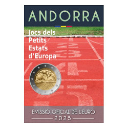 Andorre 2025  – 2 Euro commémorative -Jeux des Petits États d’Europe