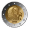 Andorre 2025  – 2 Euro commémorative -Le Gypaète barbu