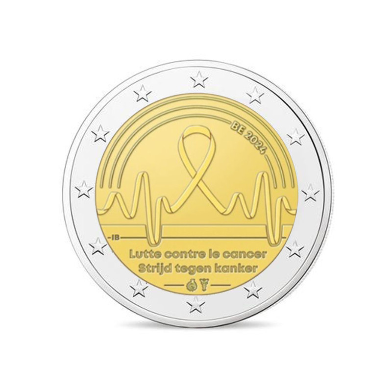 Belgique 2024 - 2 euro commémorative – Lutte contre le cancer