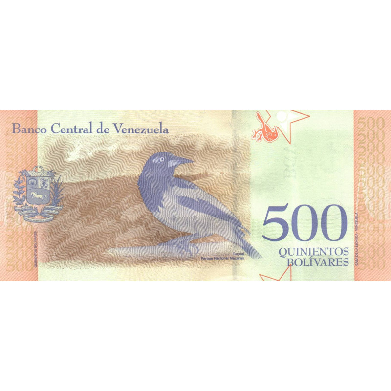PK108/3 Venezuela- Billet de 500 Bolivares