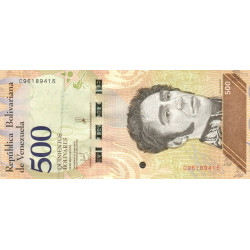 PK108/3 Venezuela- Billet de 500 Bolivares
