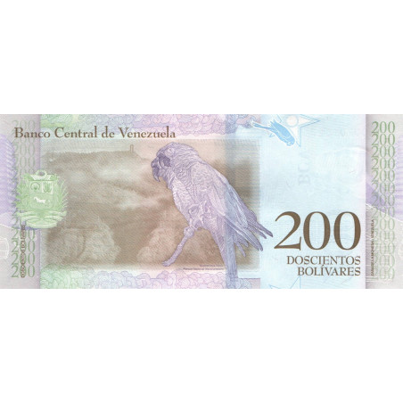 PK107A Venezuela- Billet de 200 Bolivares 2018