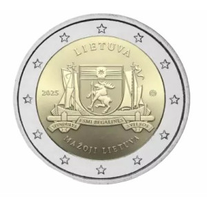 Lituanie 2025 - 2 euro commémorative -Région Ethnographique Mažoji