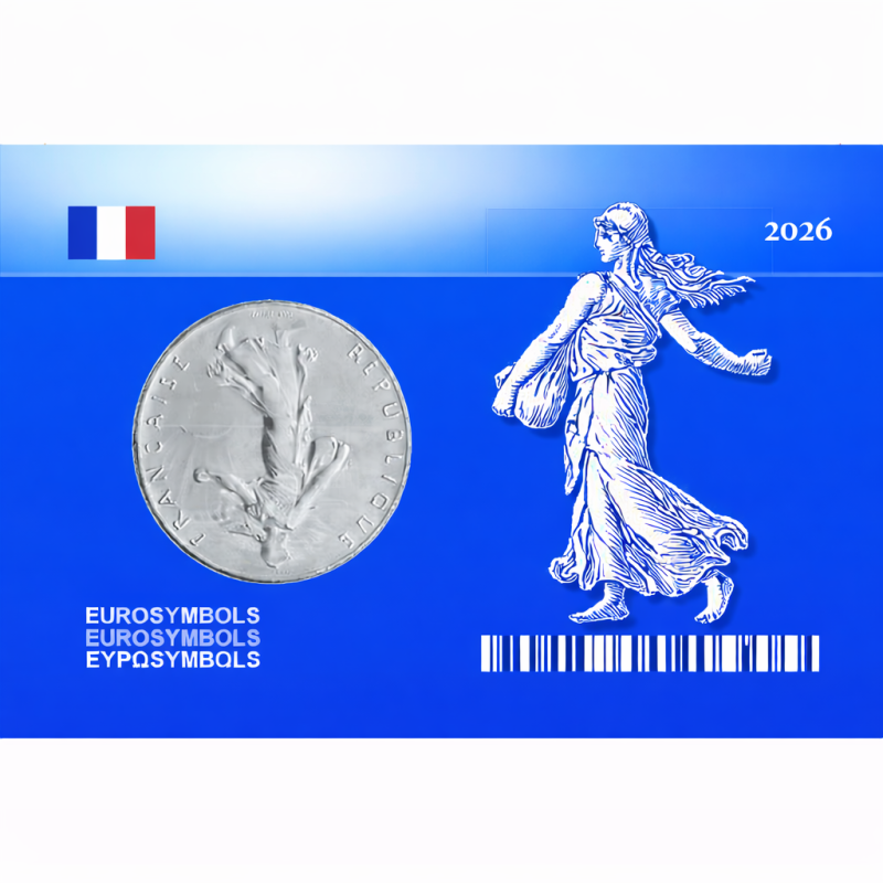 Série de 2 Coincards France 2026 - 1 Franc Semeuse