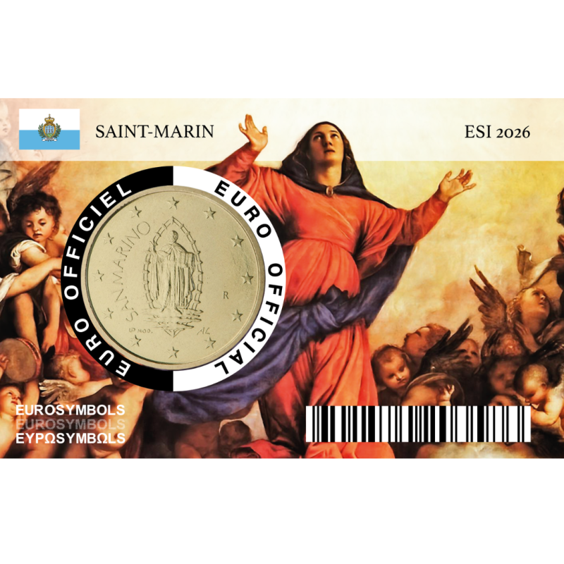 Saint Marin 2026 " Tiziano Vecellio" - 50 centimes incluse