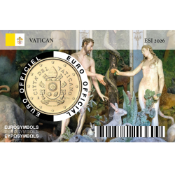 Vatican 2026 " Adam & Eve" - 50 centimes incluse