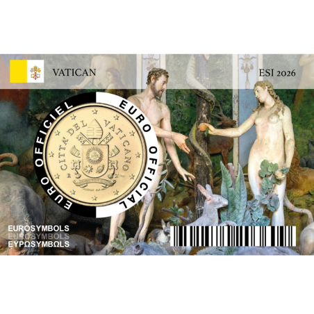 Vatican 2026 " Adam & Eve" - 50 centimes incluse
