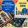 LA COLLECTION DE 50 BLOCS FEUILLETS MYSTERE MONDE