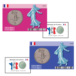 Série de 2 Coincards France 2026 - 1 Franc Semeuse