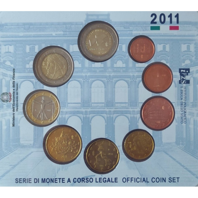 Italie 2011 - Coffret euro BU