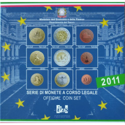 Italie 2011 - Coffret euro BU