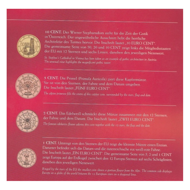 Autriche 2005 - Coffret euro BU