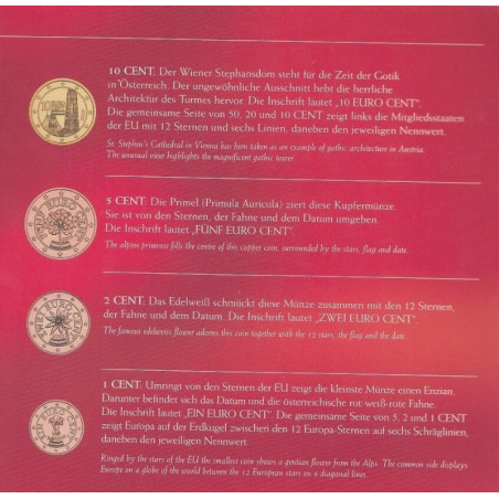 Autriche 2005 - Coffret euro BU