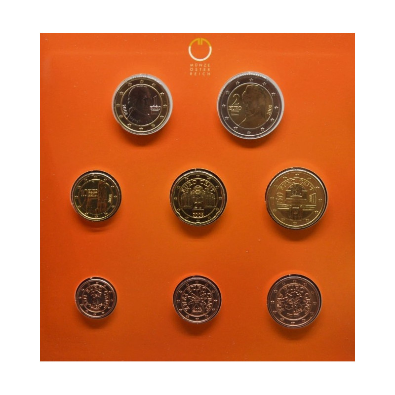 Autriche 2008 - Coffret euro BU