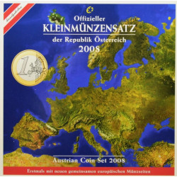 Autriche 2008 - Coffret euro BU