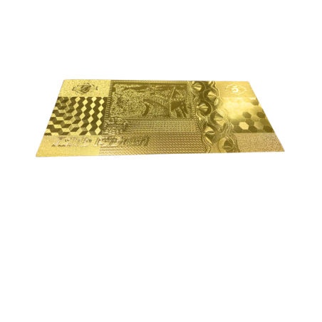 Reproduction billet 5 Roubles Russie - Doré