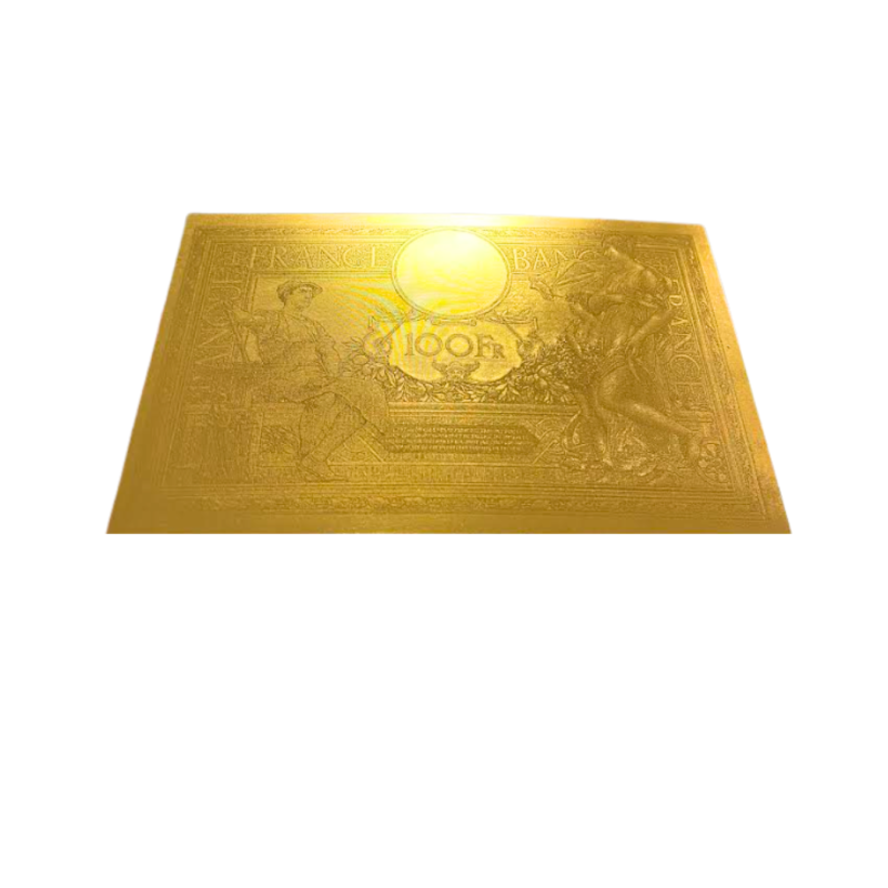 Reproduction billet 100 Francs Merson (Commerce et Industrie) - Doré