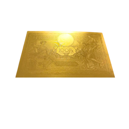Reproduction billet 100 Francs Merson (Commerce et Industrie) - Doré