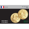 France 2025 Héritage 20 francs coq - carte commémorative