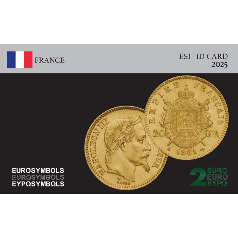 France 2025- Héritage Napoléon  - carte commémorative