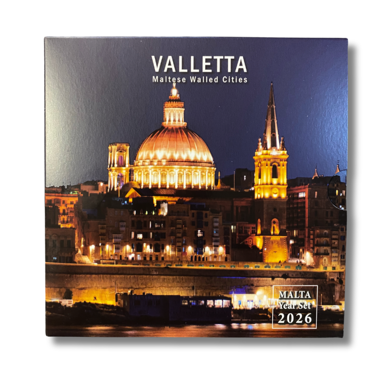 Malte 2026 - Coffret BU inclus 2 euro commémorative La Valette