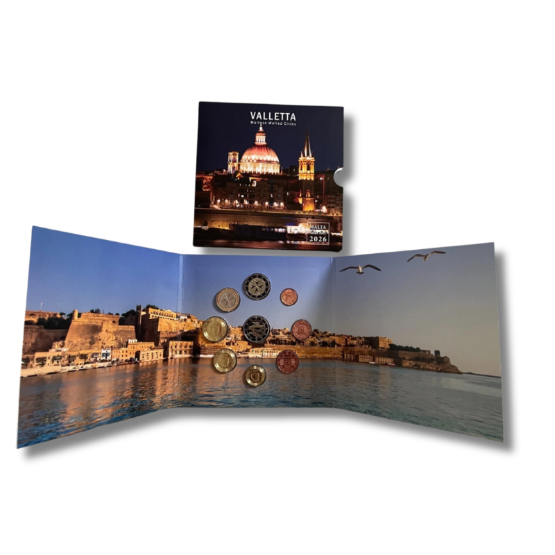 Malte 2026 - Coffret BU inclus 2 euro commémorative La Valette