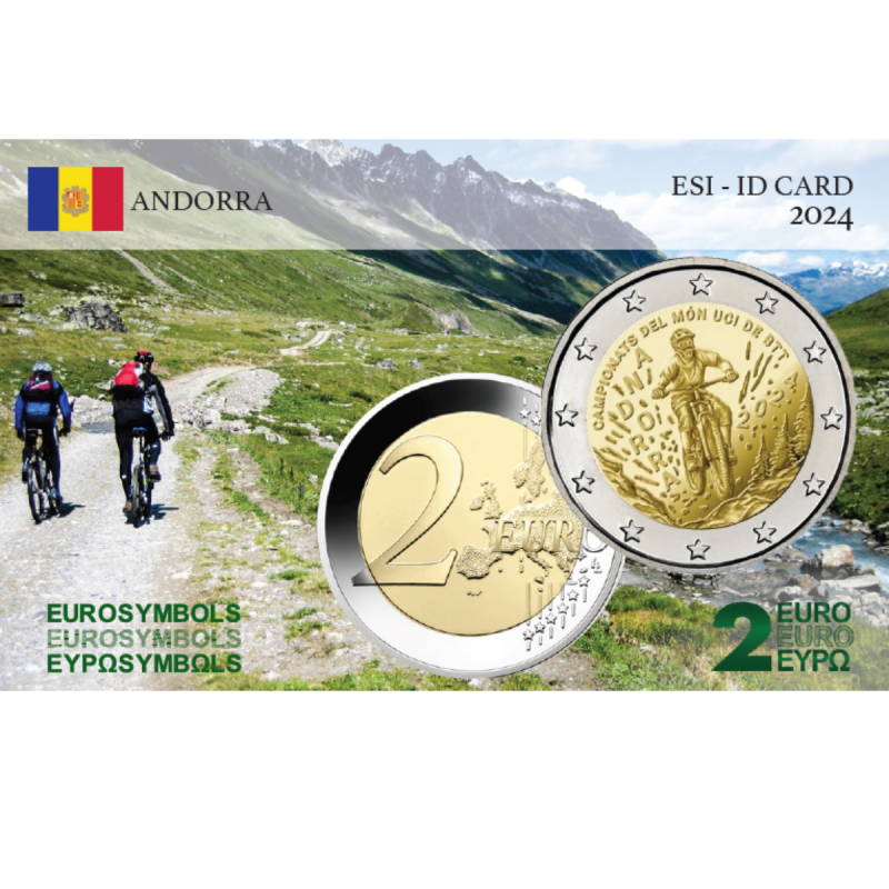 Andorre 2024- VTT- carte commémorative