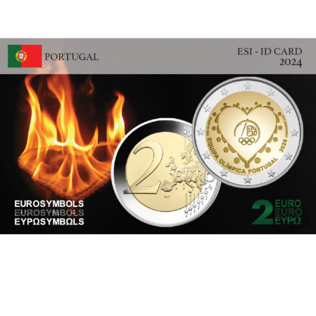 Portugal 2024- Jeux Olympiques- carte commémorative  EuroSymbols Institute