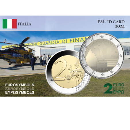 Italie 2024- Finance- carte commémorative  EuroSymbols Institute