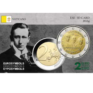 Vatican 2024- Marconi- carte commémorative  EuroSymbols Institute