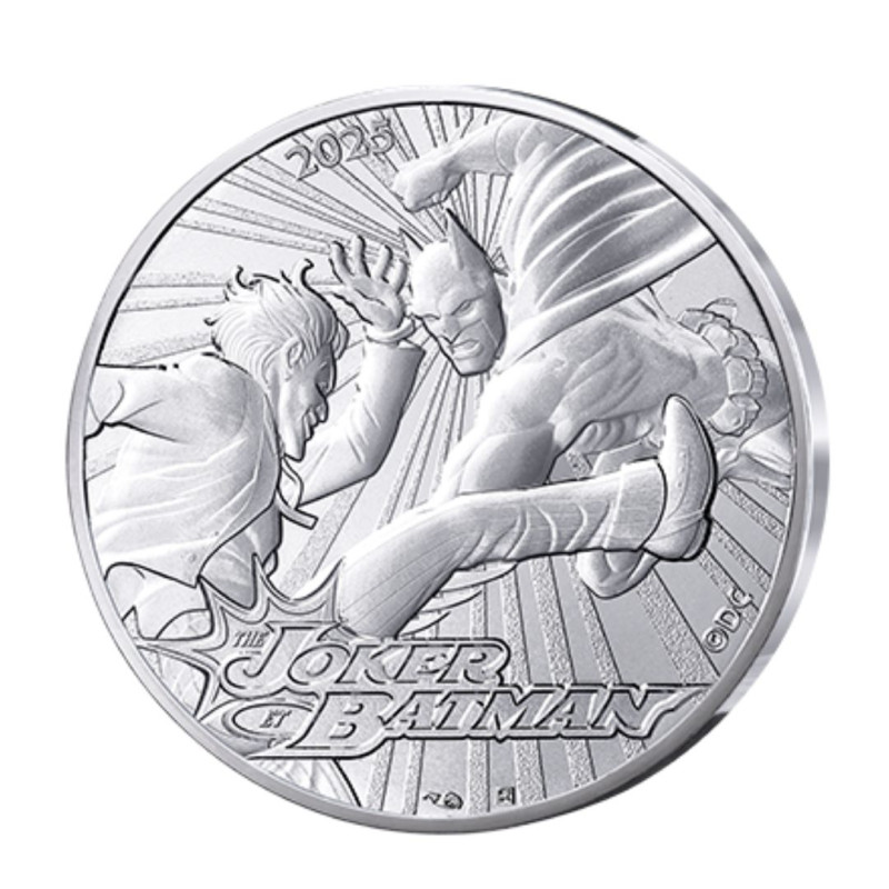 Monnaie de Paris 2025-   DC COMICS - Coffret + VAGUE 1+Vague 2- La collection Complète 10€ Argent