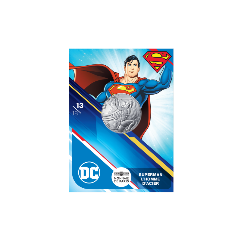 Monnaie de Paris 2025-   DC COMICS - Coffret + VAGUE 1+Vague 2- La collection Complète 10€ Argent
